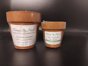 Flower Pot "Don't Touch Me" Insect Repellent Candles