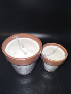 Flower Pot "Don't Touch Me" Insect Repellent Candles